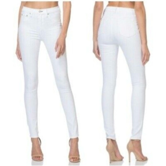 Rag & bone Skimny Jeans in Bright White Size 26 - Picture 1 of 10